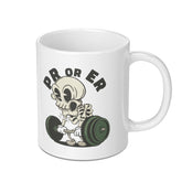 Cute Skull Weightlifting Cartoon Mug product
